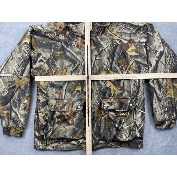 VINTAGE Woolrich Coat Mens X-Large Realtree Hardwood Camouflage Hunting Jacket - Picture 9 of 13